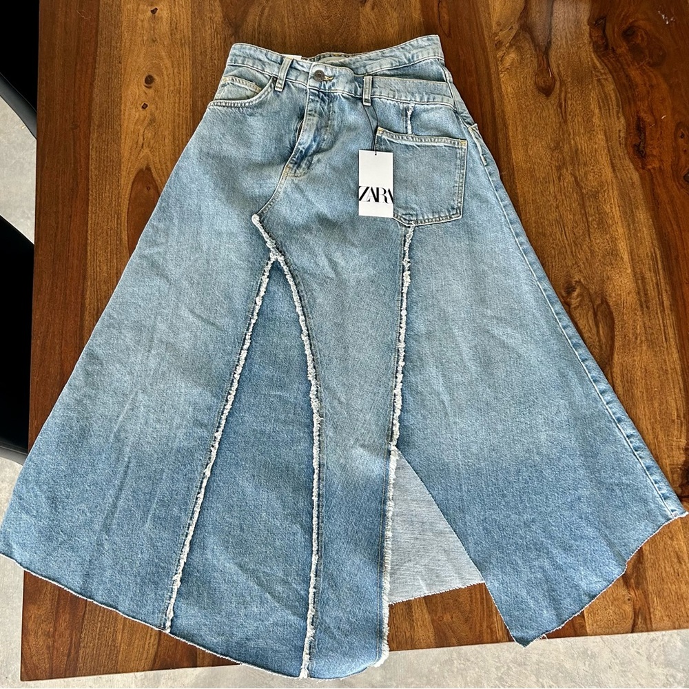 Denim skirt Zara
